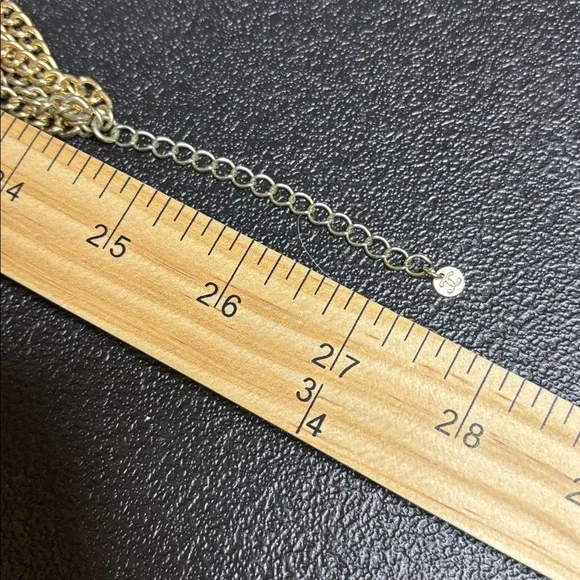 Elegant Gold Tone Statement and Tortoiseshell Necklace - Picture 8 of 8